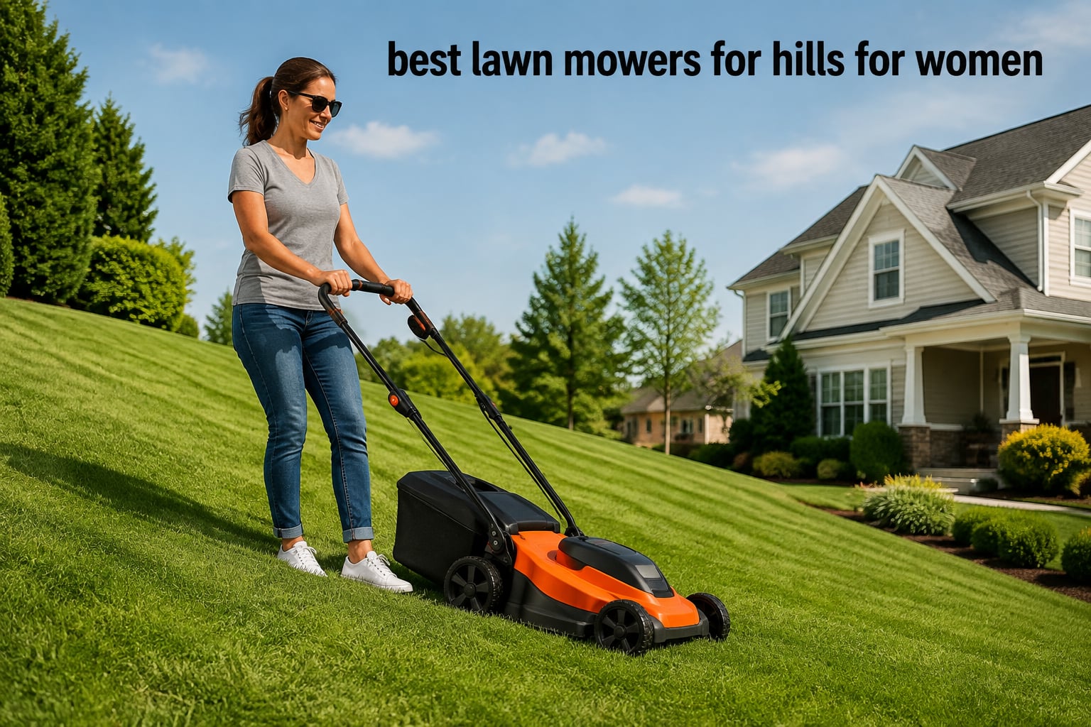 best lawn mowers for hills for women
