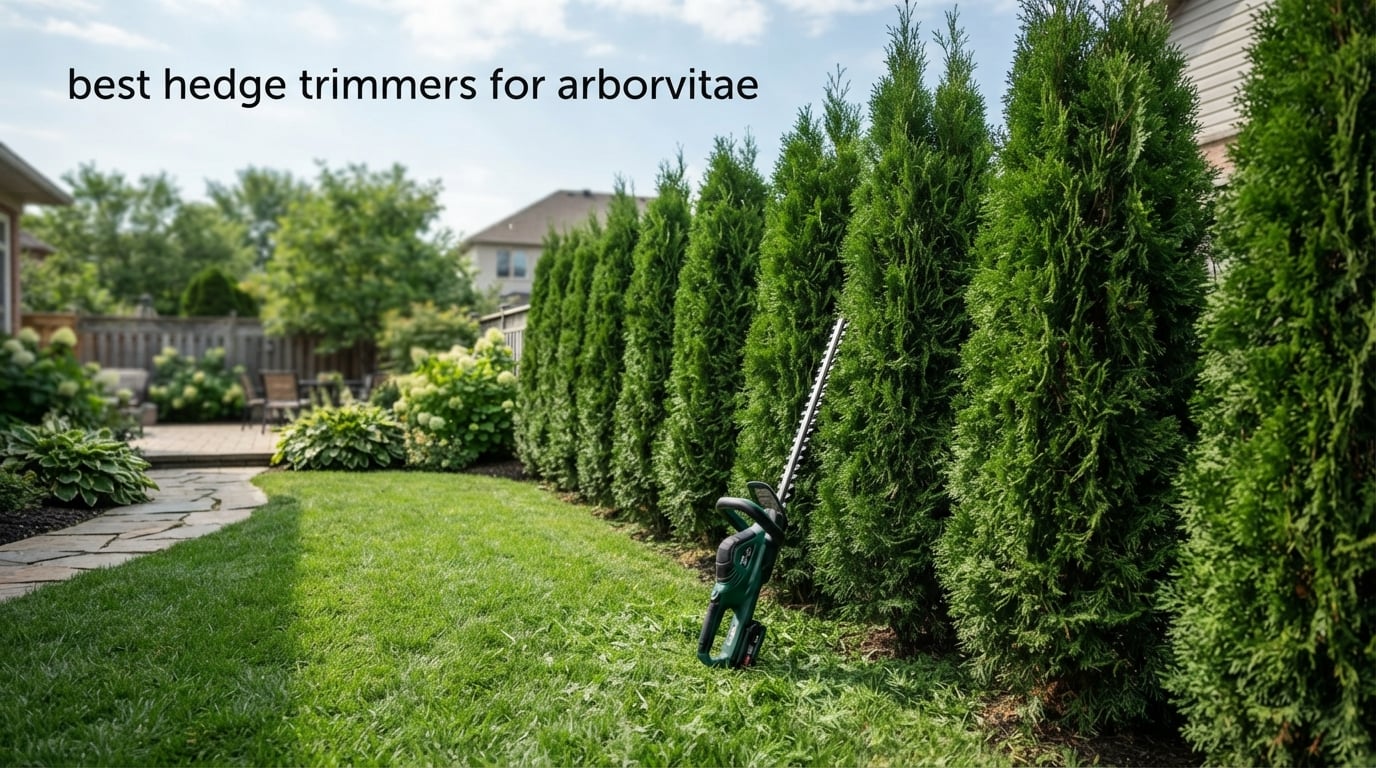 best hedge trimmers for arborvitae