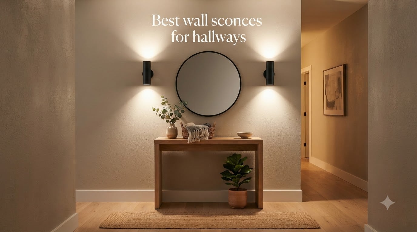 Best wall sconces for hallways