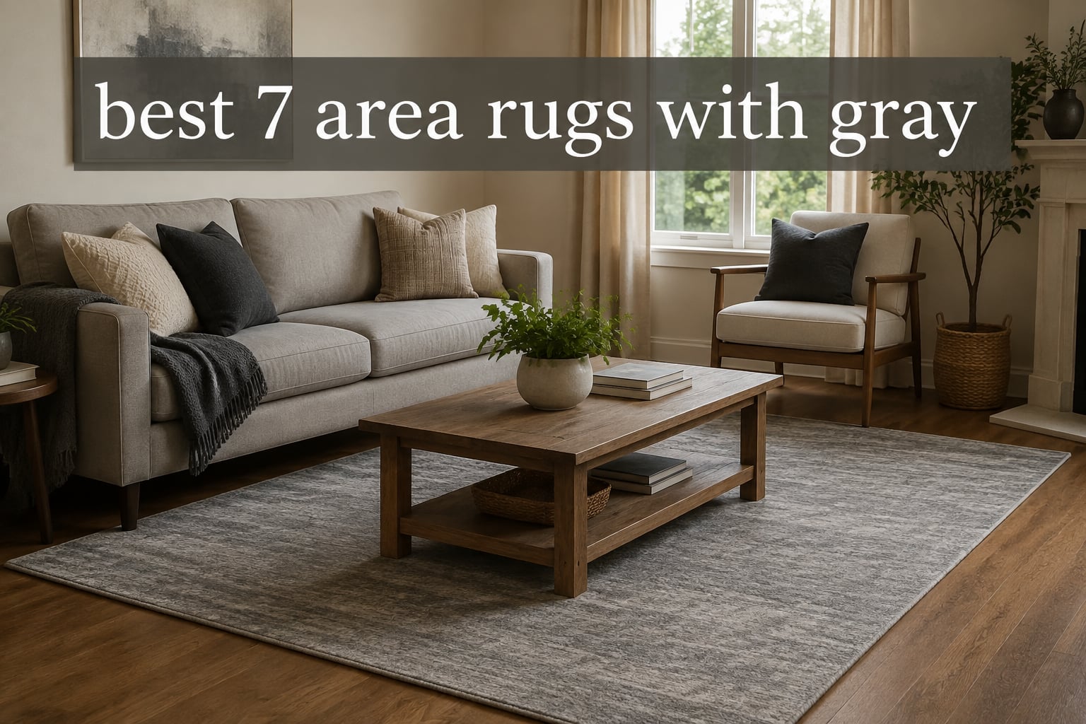 best 5 7 area rugs with gray