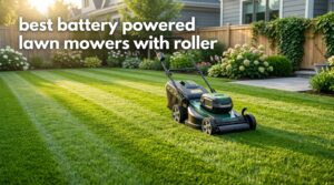 best battery powered lawn mowers with roller