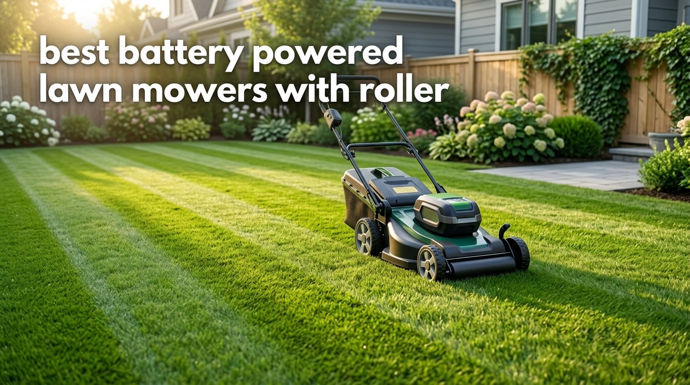 best battery powered lawn mowers with roller