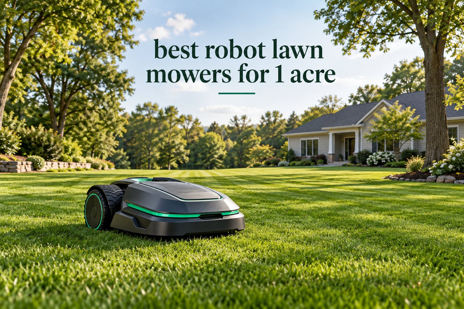 best robot lawn mowers for 1 acre