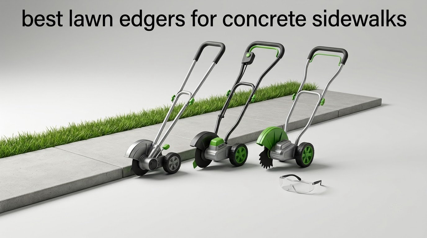 best lawn edgers for concrete sidewalks