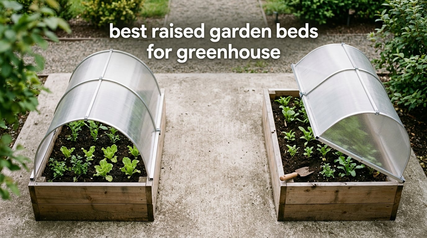 best raised garden beds for greenhouse