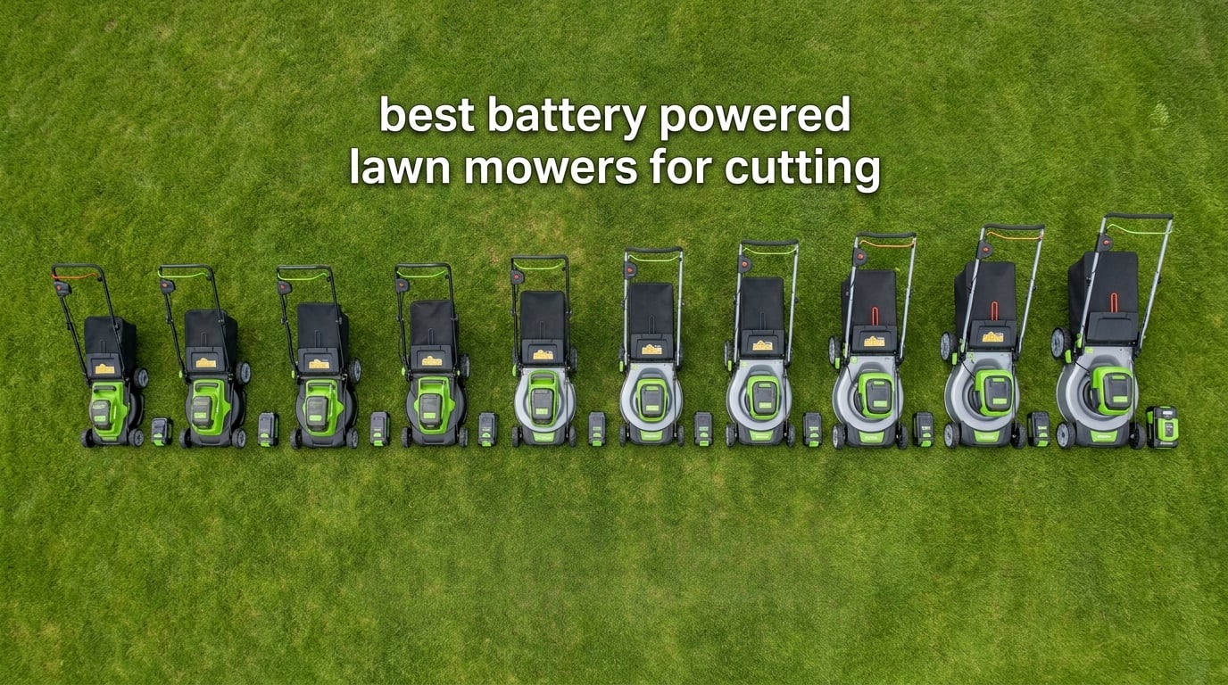best battery powered lawn mowers for cutting