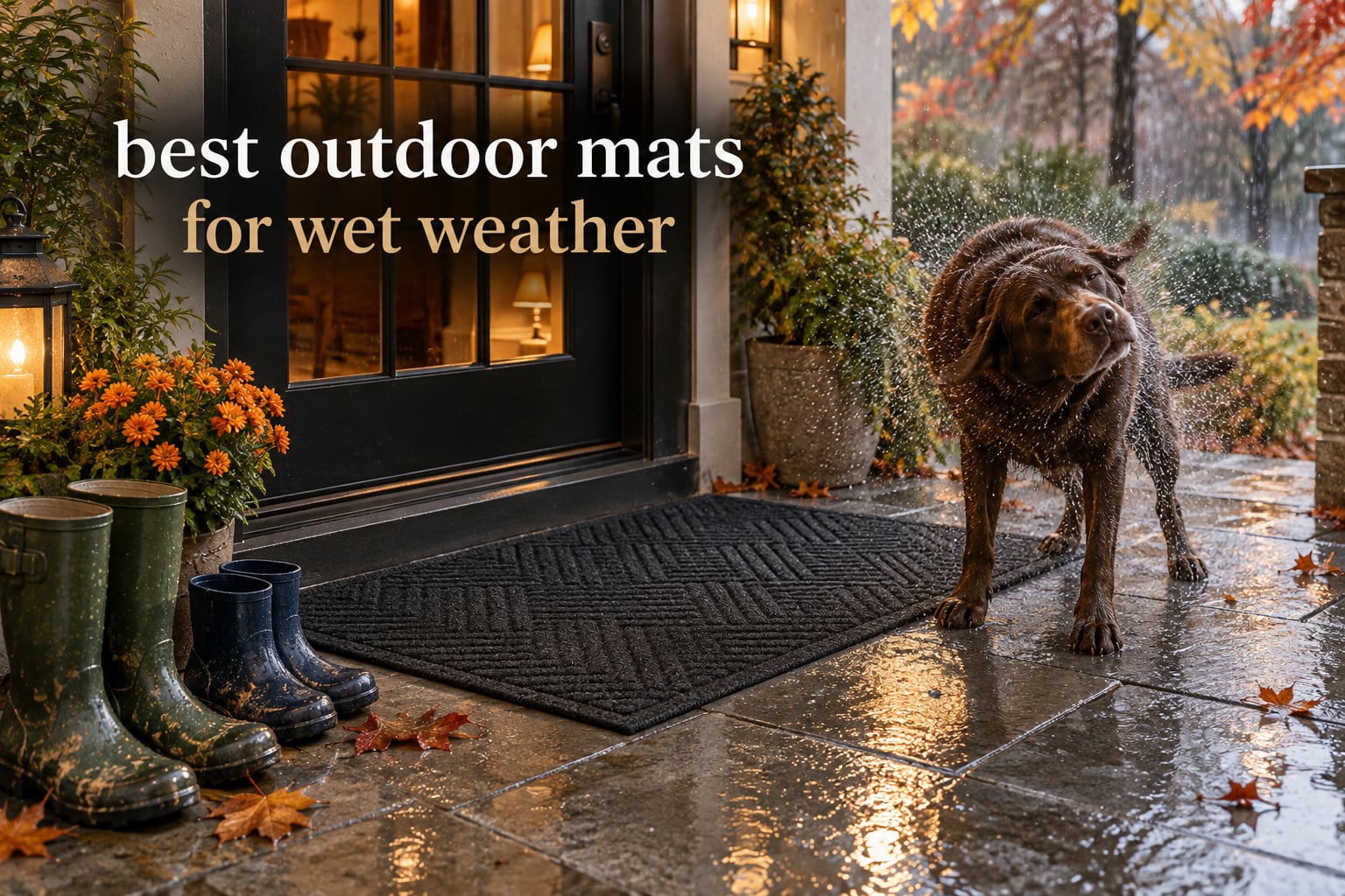 best outdoor mats for wet weather