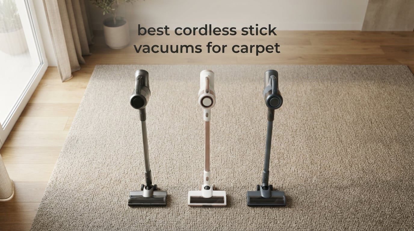 best cordless stick vacuums for carpet