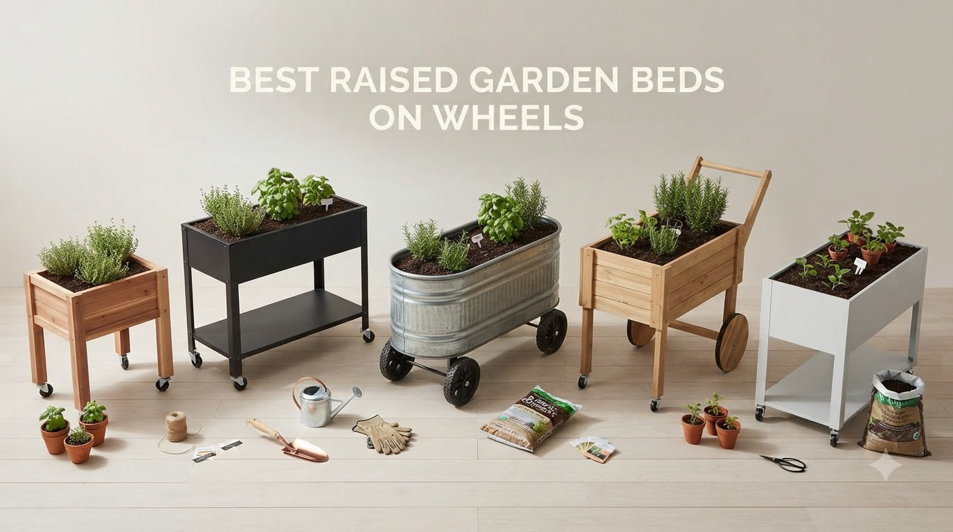 best raised garden beds on wheels