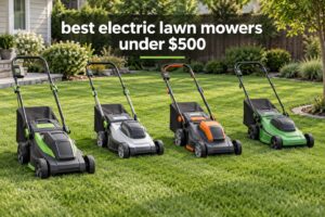 best electric lawn mowers under $500