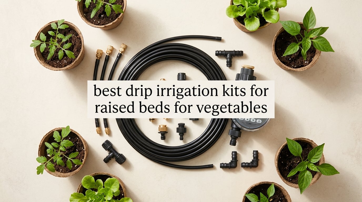 best drip irrigation kits for raised beds for vegetables