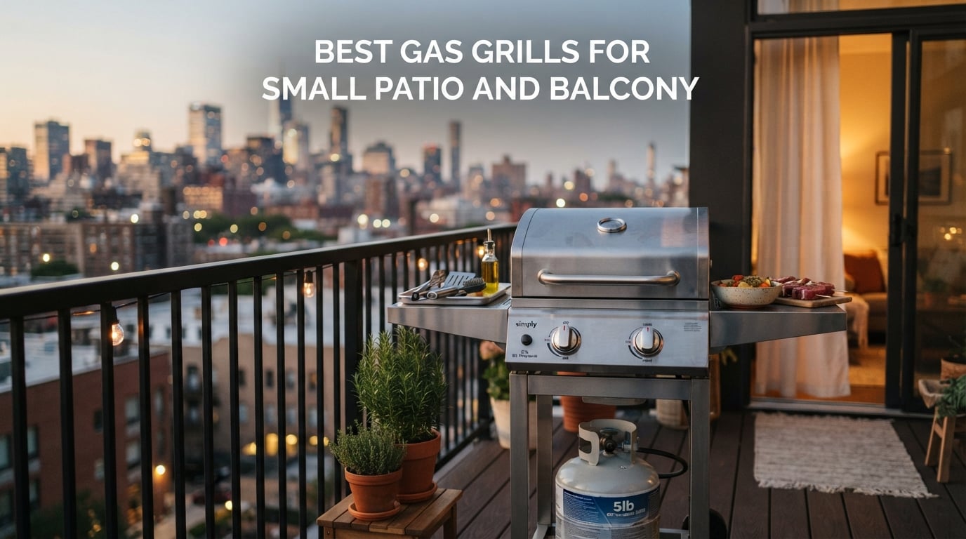 best gas grills for small patio and balcony