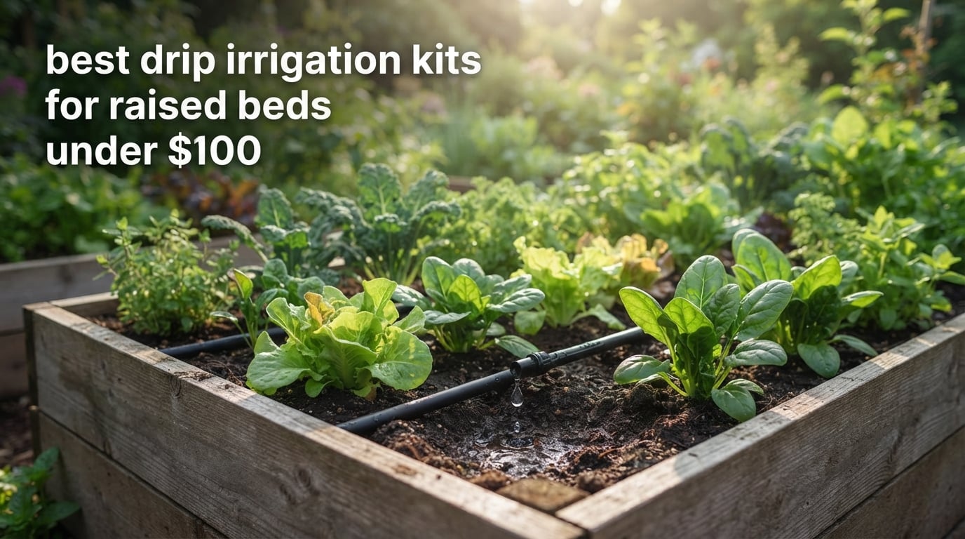 best drip irrigation kits for raised beds under $100