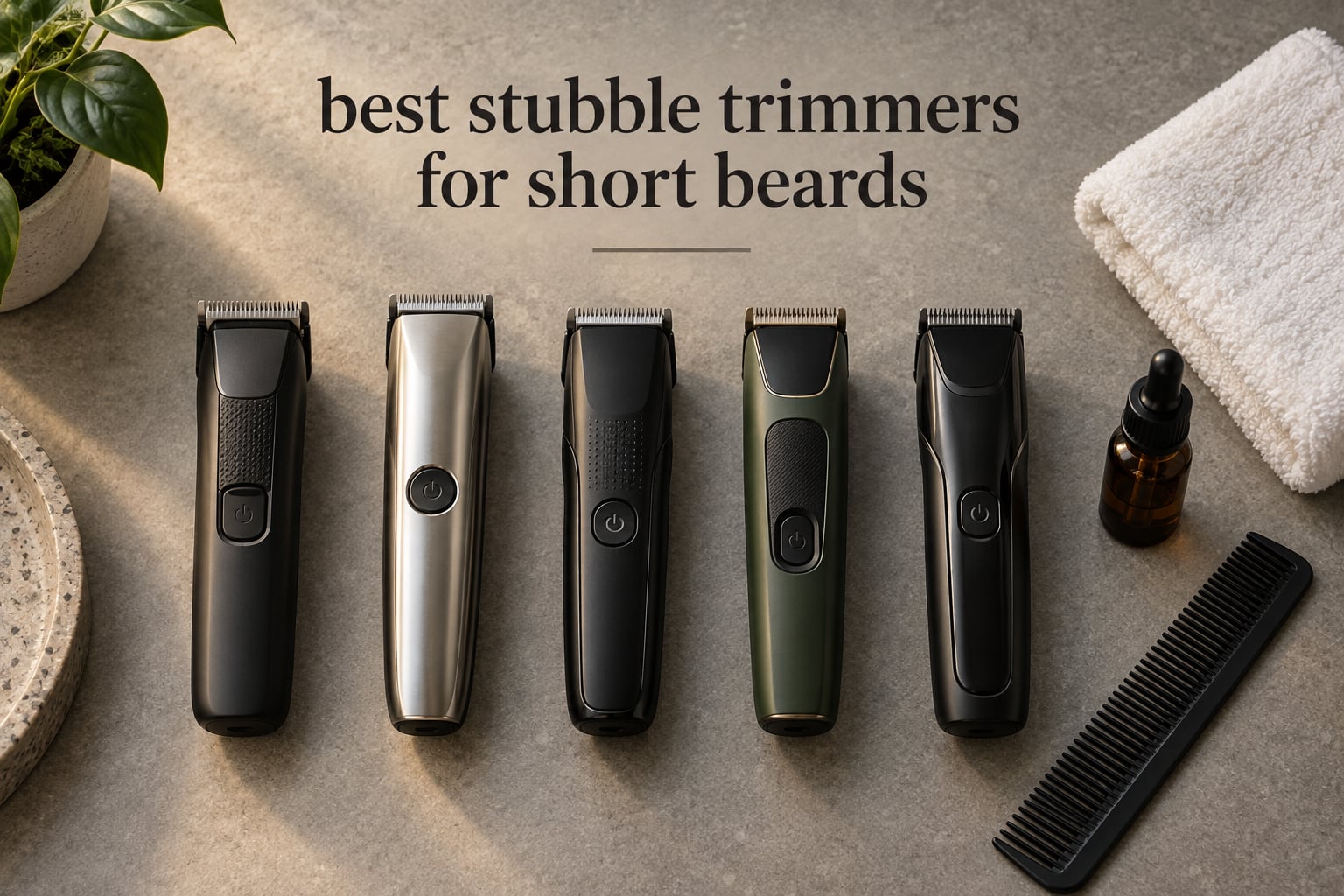 best stubble trimmers for short beards