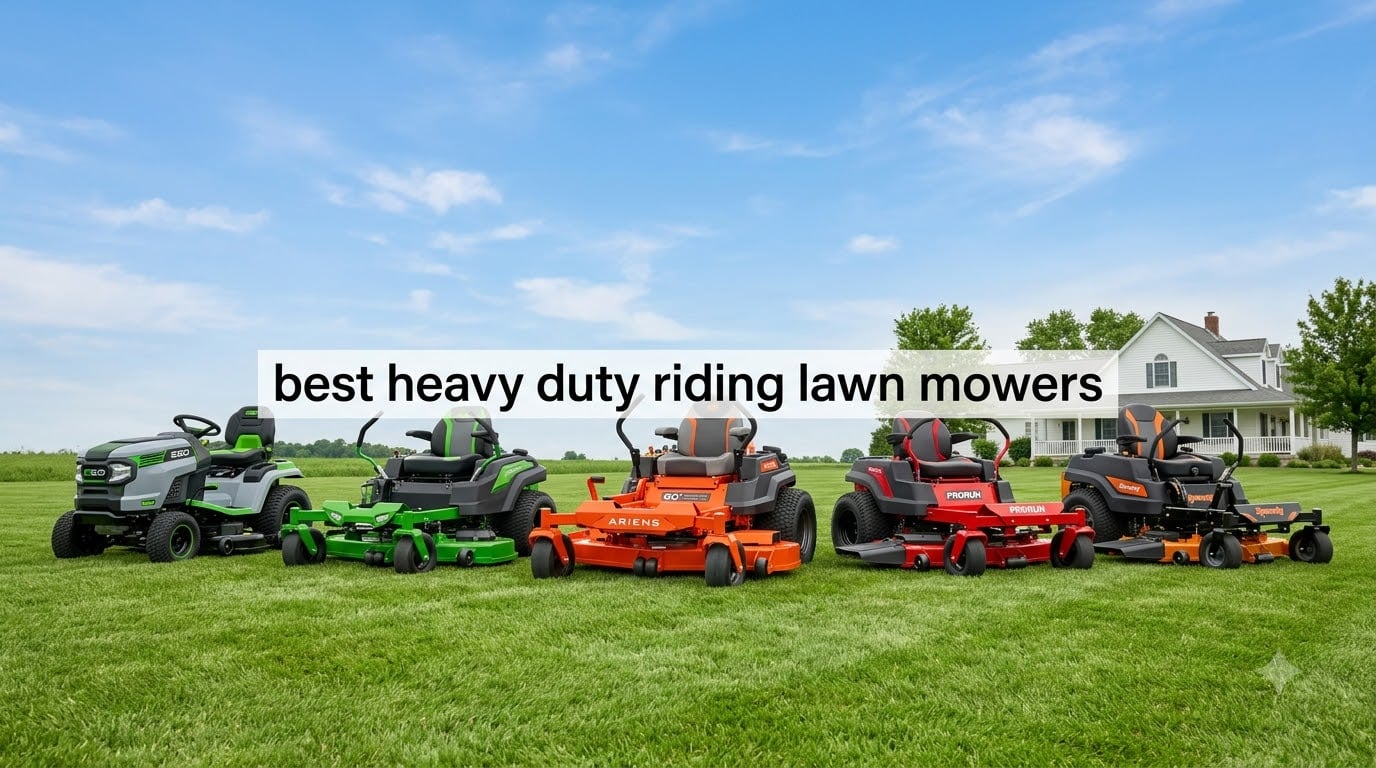 best heavy duty riding lawn mowers