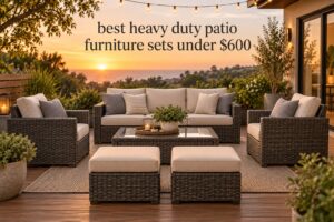 best heavy duty patio furniture sets under $600