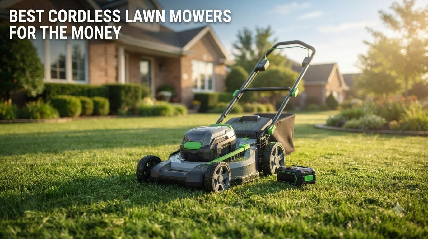 best cordless lawn mowers for the money