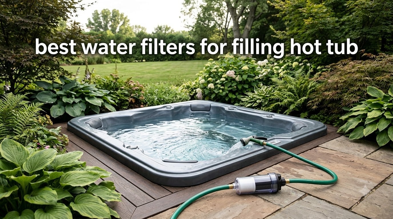 best water filters for filling hot tub