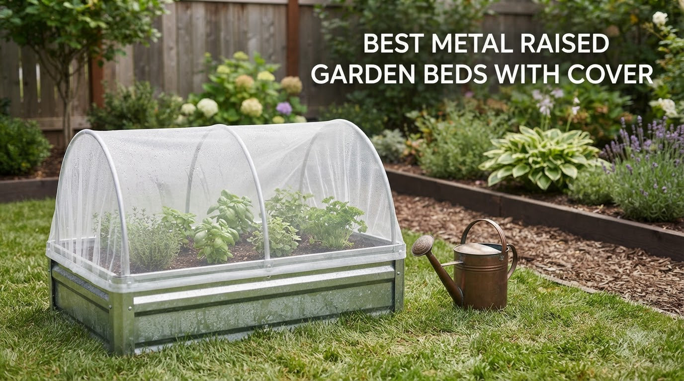 best metal raised garden beds with cover