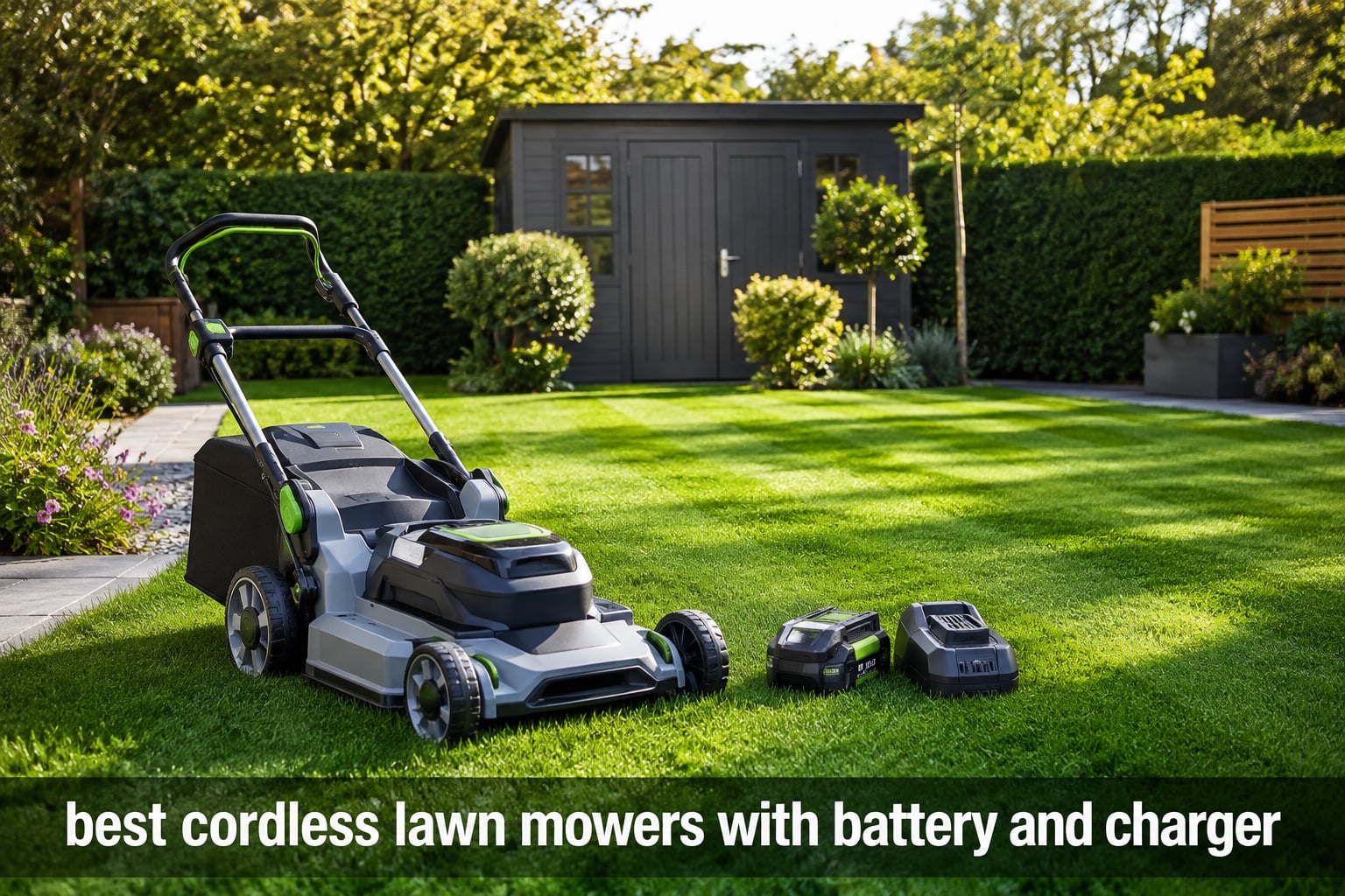 best cordless lawn mowers with battery and charger