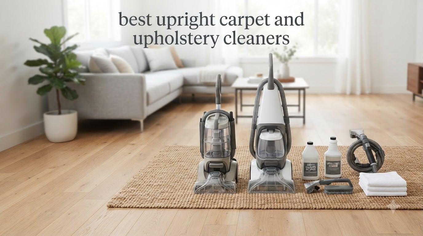 best upright carpet and upholstery cleaners