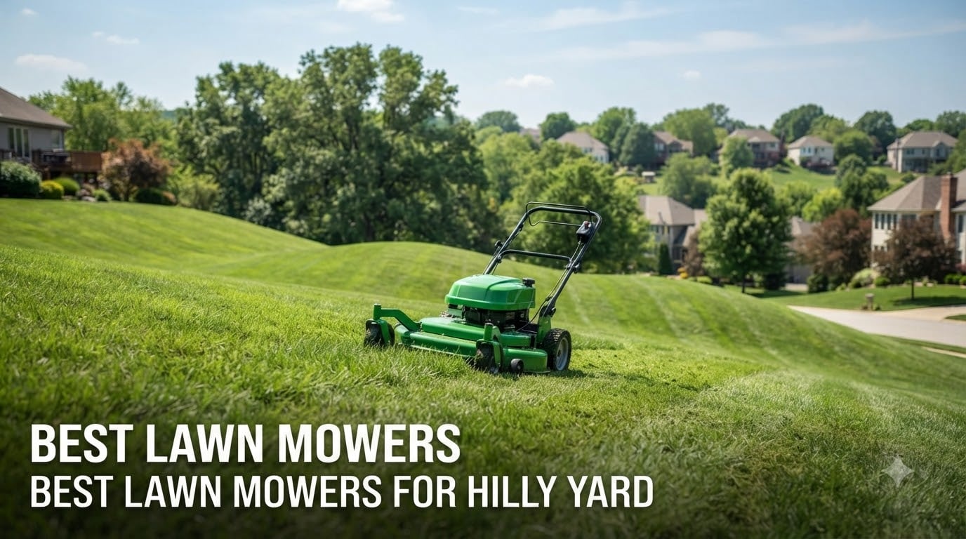 best lawn mowers for hilly yard