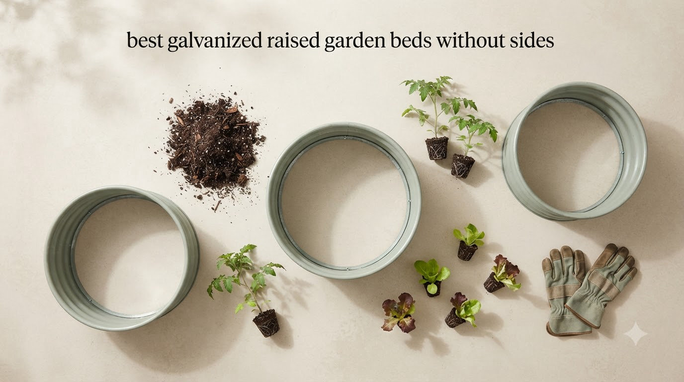 best galvanized raised garden beds without sides