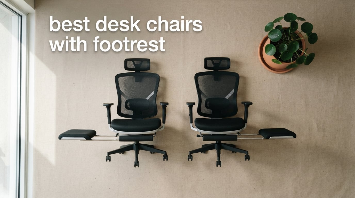 best desk chairs with footrest