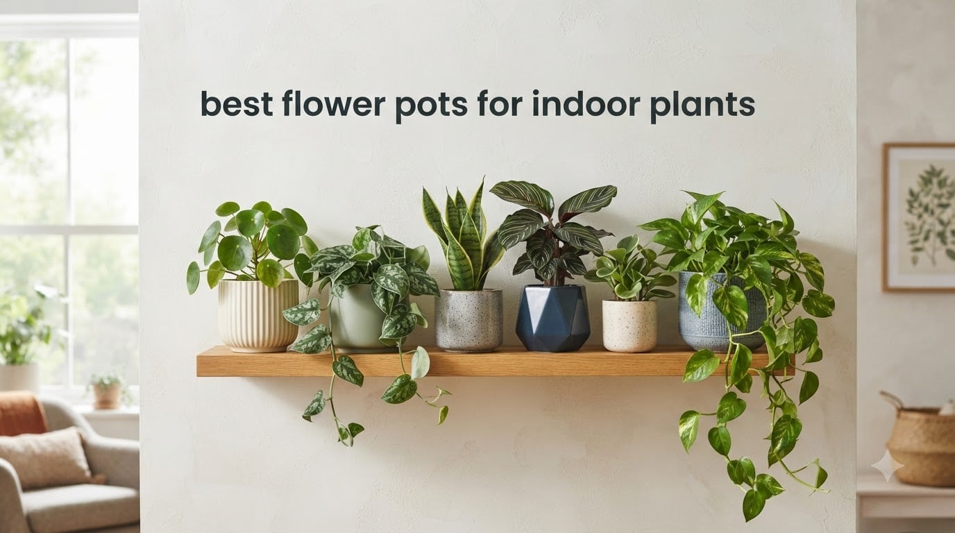 best flower pots for indoor plants