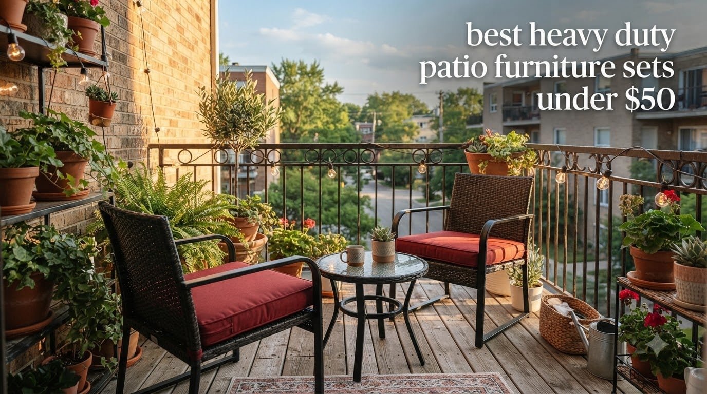best heavy duty patio furniture sets under $50