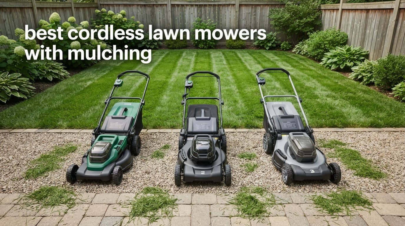 best cordless lawn mowers with mulching