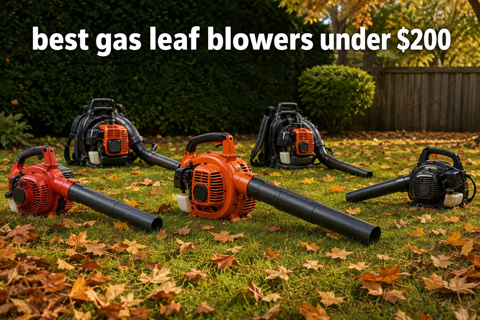 best gas leaf blowers under $200