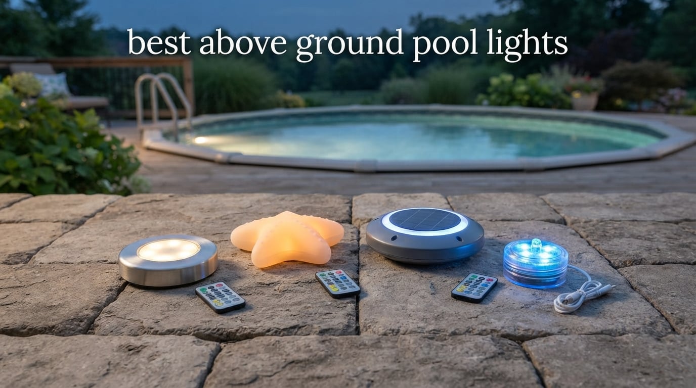 best above ground pool lights