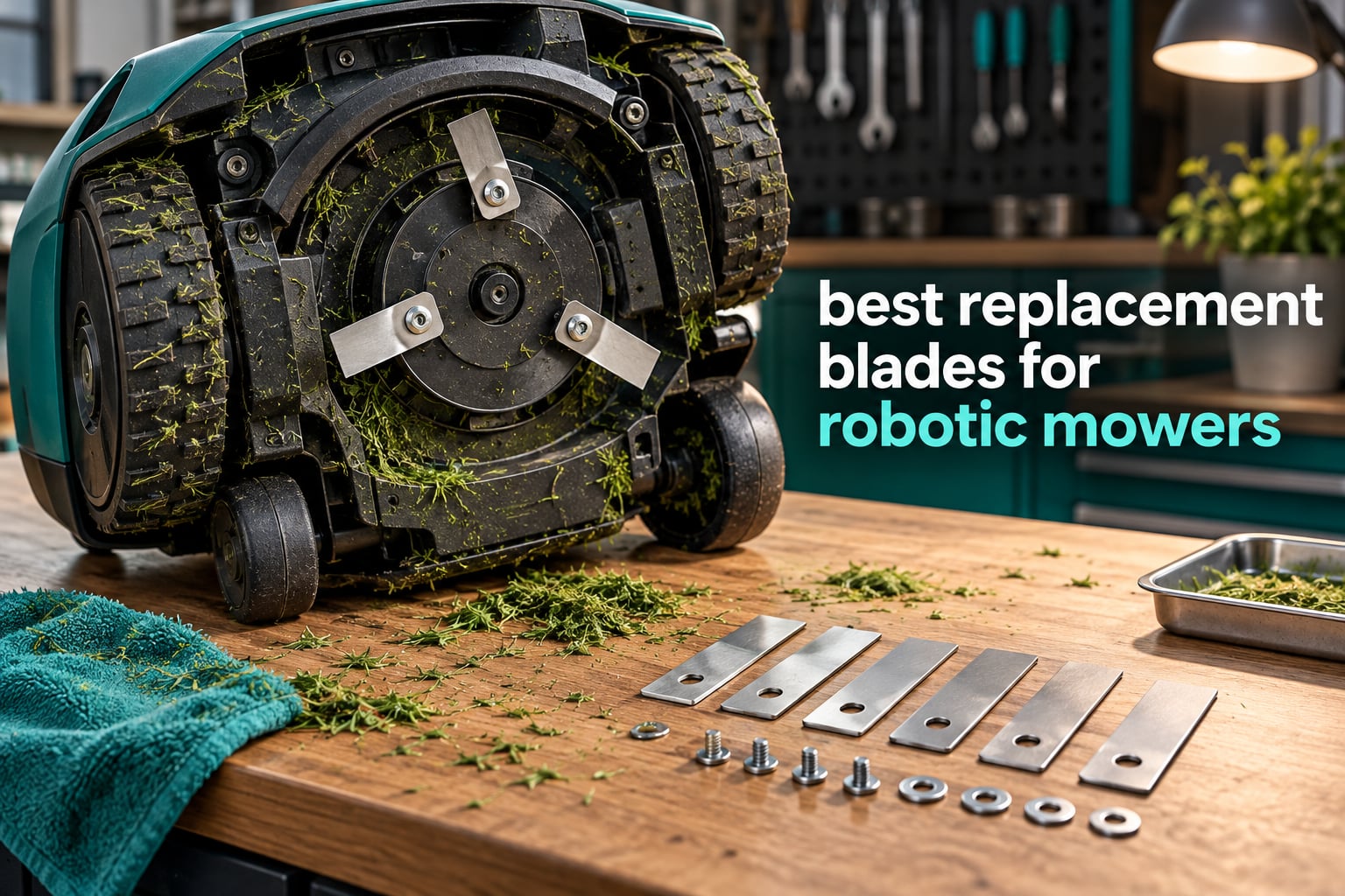 best replacement blades for robotic mowers