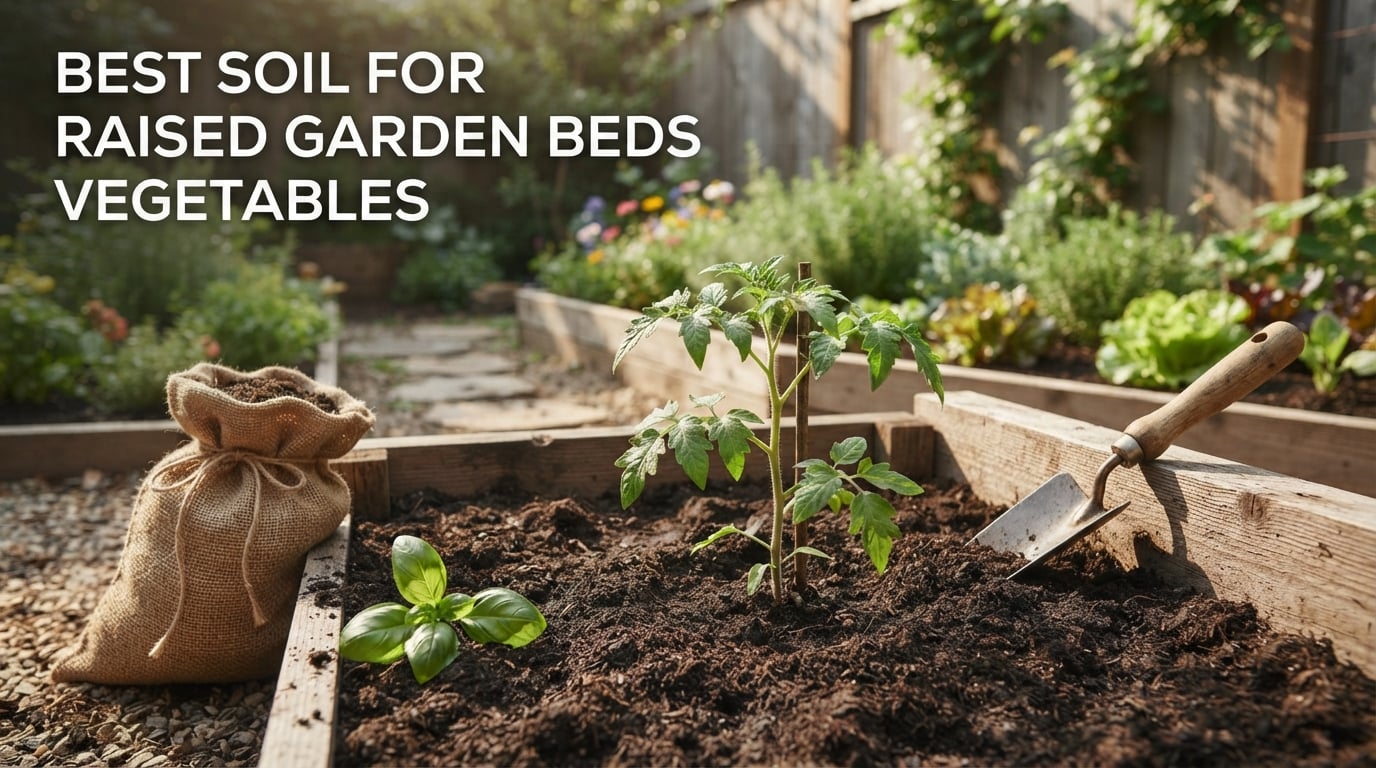 best soil for raised garden beds vegetables