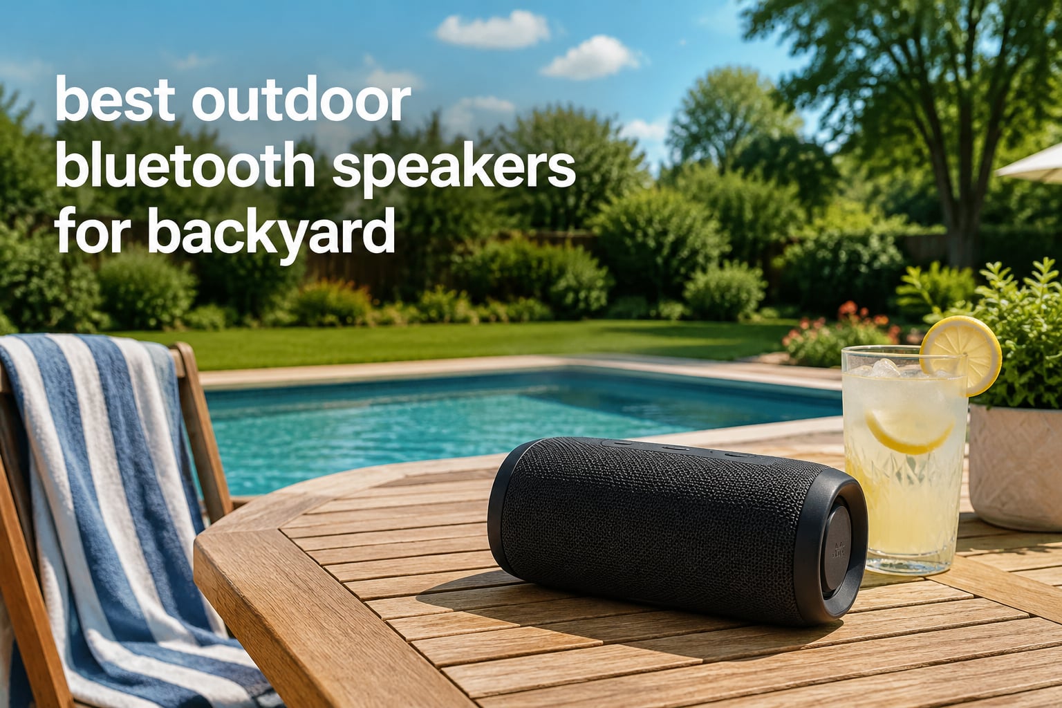 best outdoor bluetooth speakers for backyard