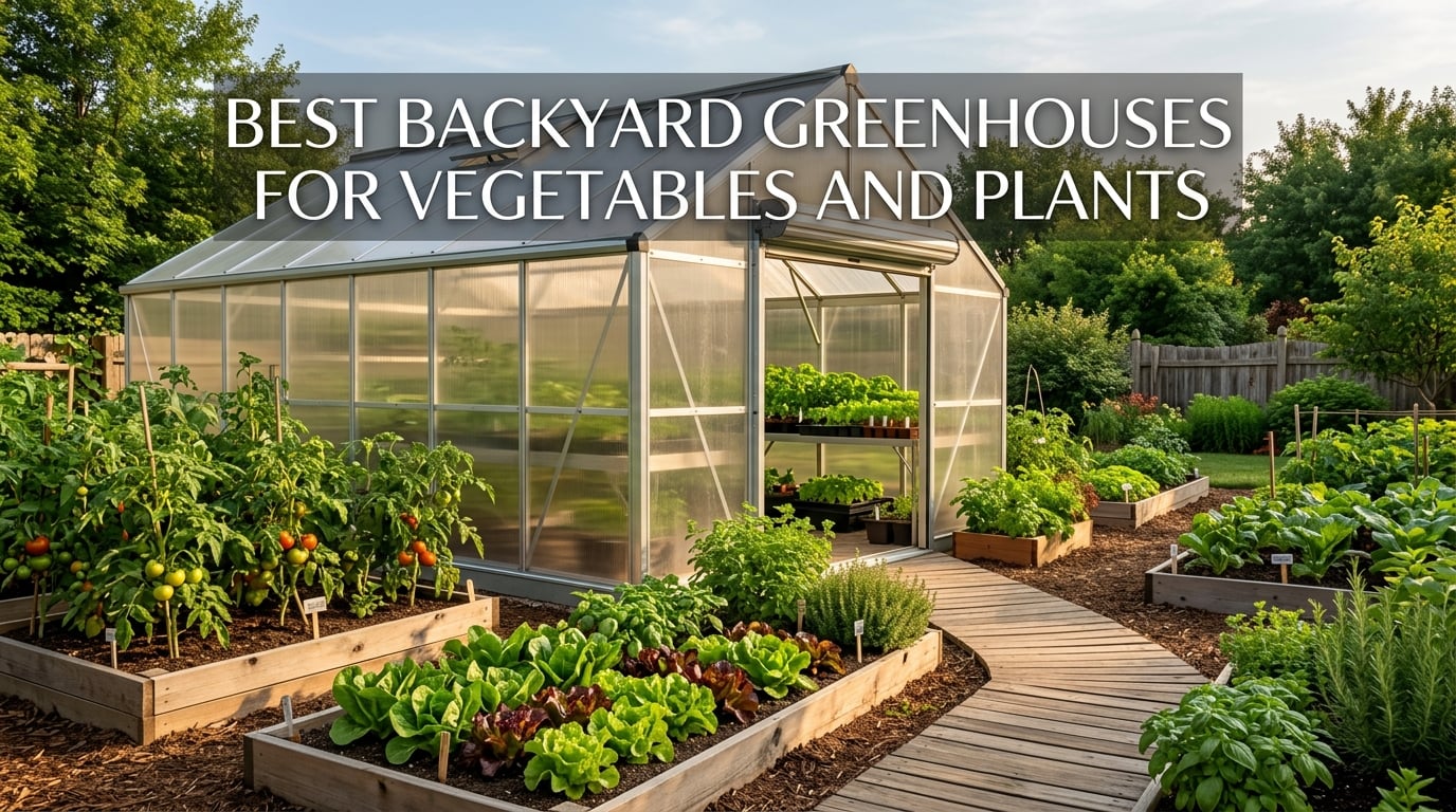 best backyard greenhouses for vegetables and plants