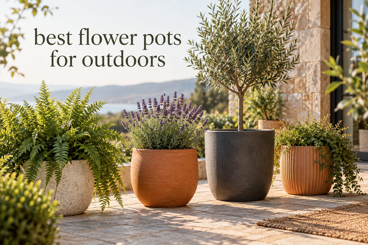 best flower pots for outdoors