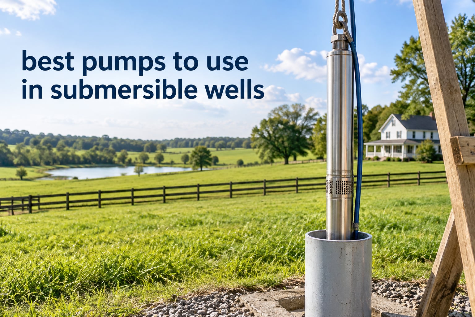 best pumps to use in submersible wells