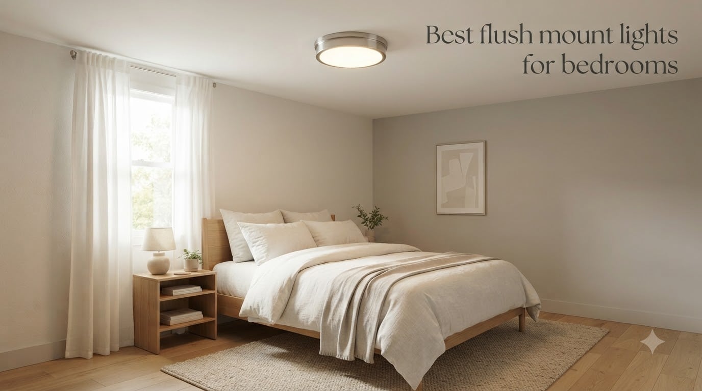 Best flush mount lights for bedrooms