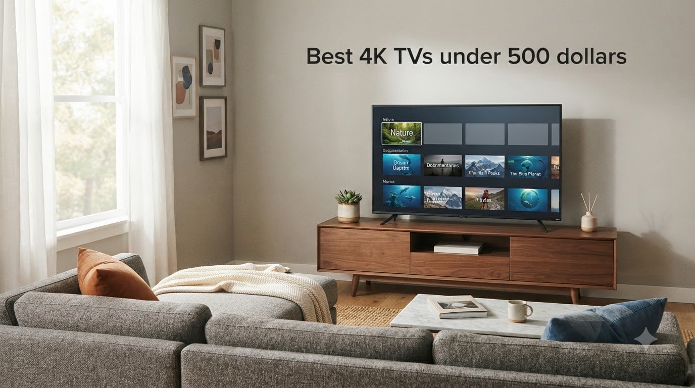 Best 4K TVs under 500 dollars