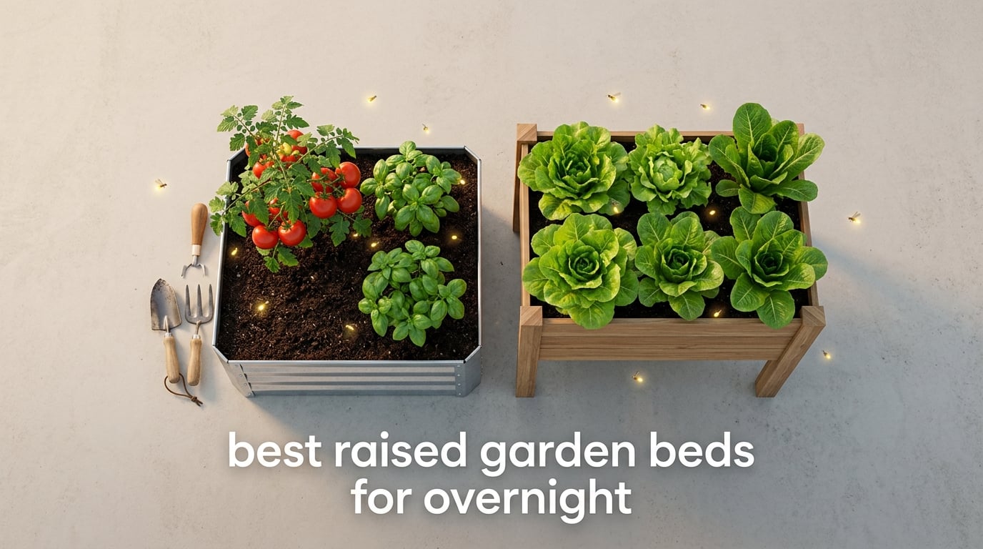 best raised garden beds for overnight
