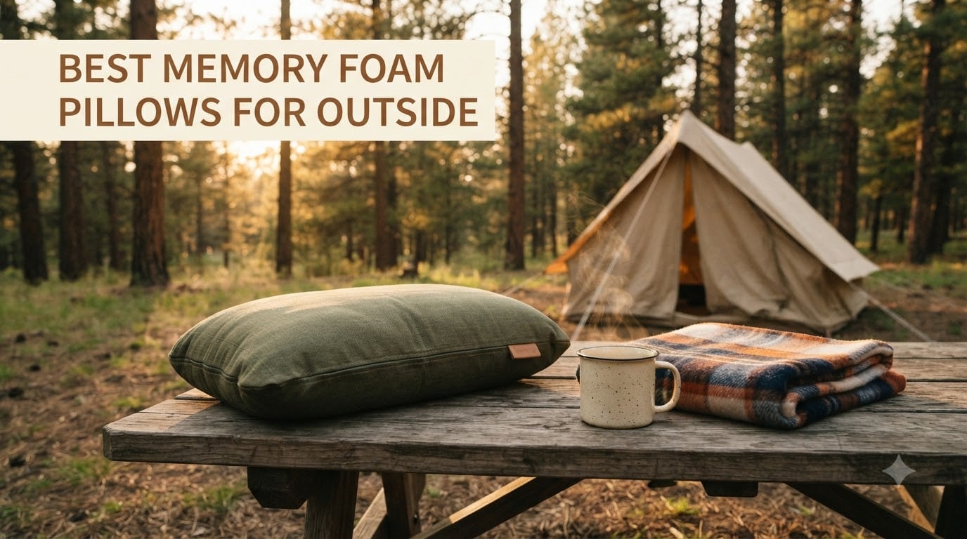 best memory foam pillows for outside