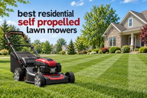 best residential self propelled lawn mowers