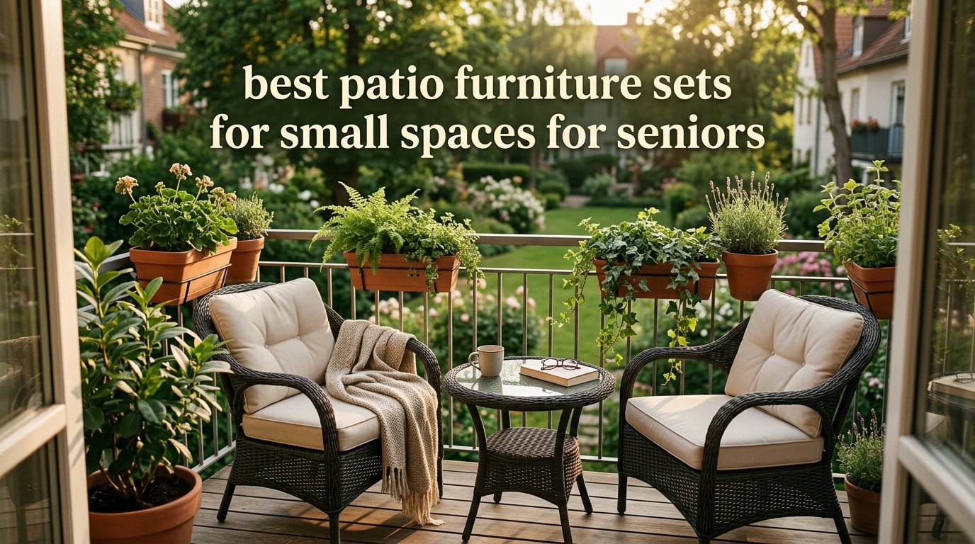 best patio furniture sets for small spaces for seniors