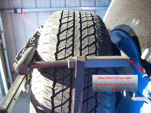 Hollywood Racks SR1 Spare Tire Bike Rack for 2 Bikes - Up to 35 Lbs Each customer photo 1