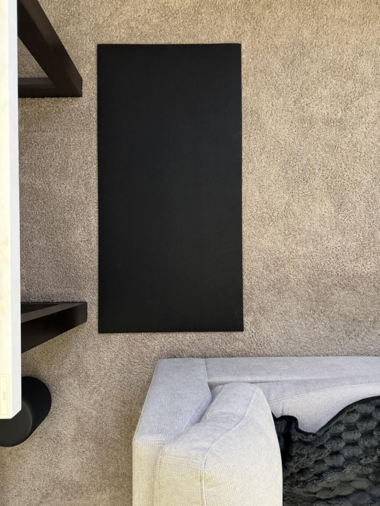 Rubber-Cal Recycled Flooring 1/4 in. x 4 ft. x 8 ft. - Black Rubber Mats customer photo 1