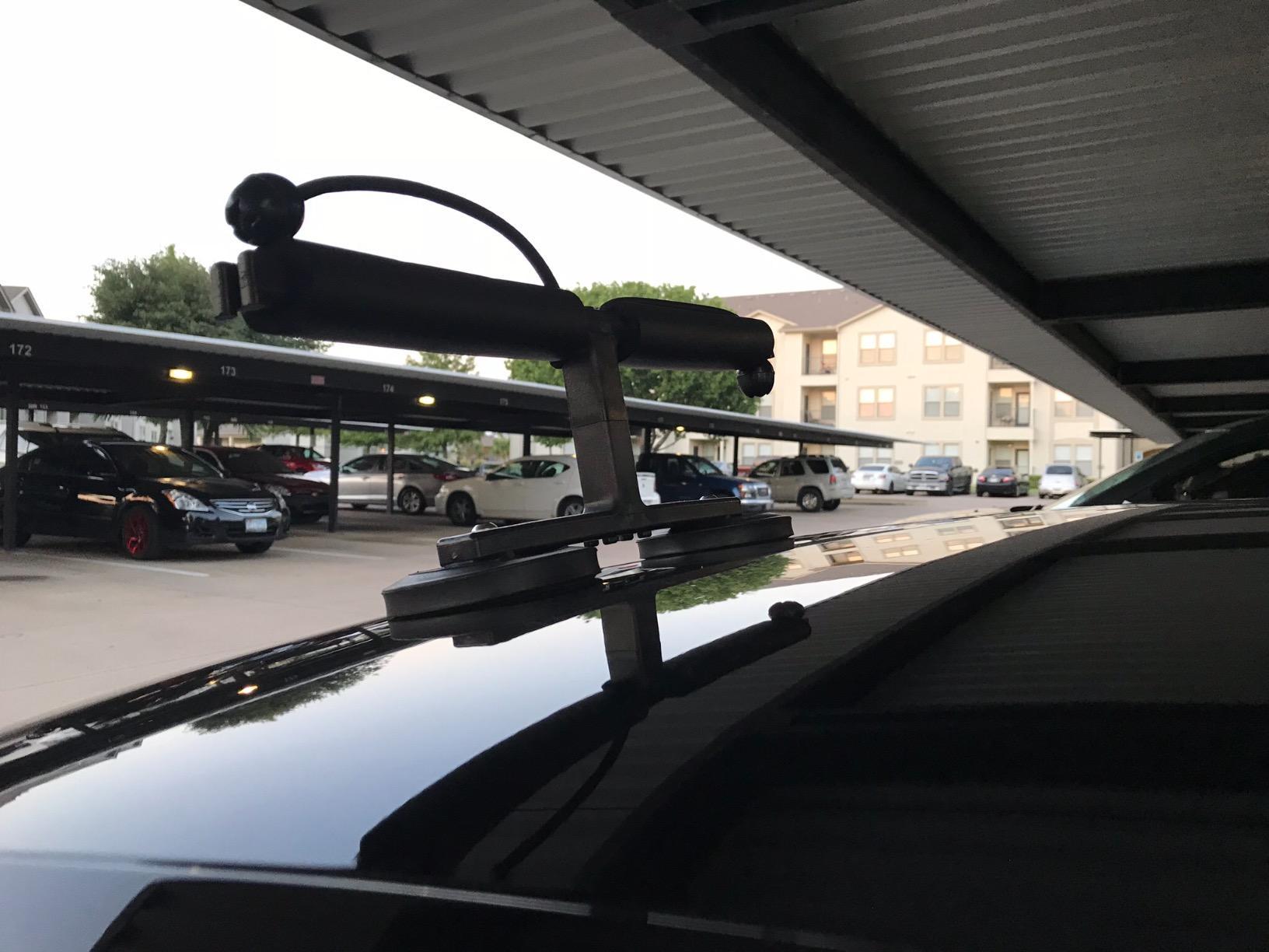 Tight Line Enterprises Magnetic Fishing Rod Racks for Vehicle (Truck or SUV) with Ferrous Metal Hood and Roof (Black) customer photo 2