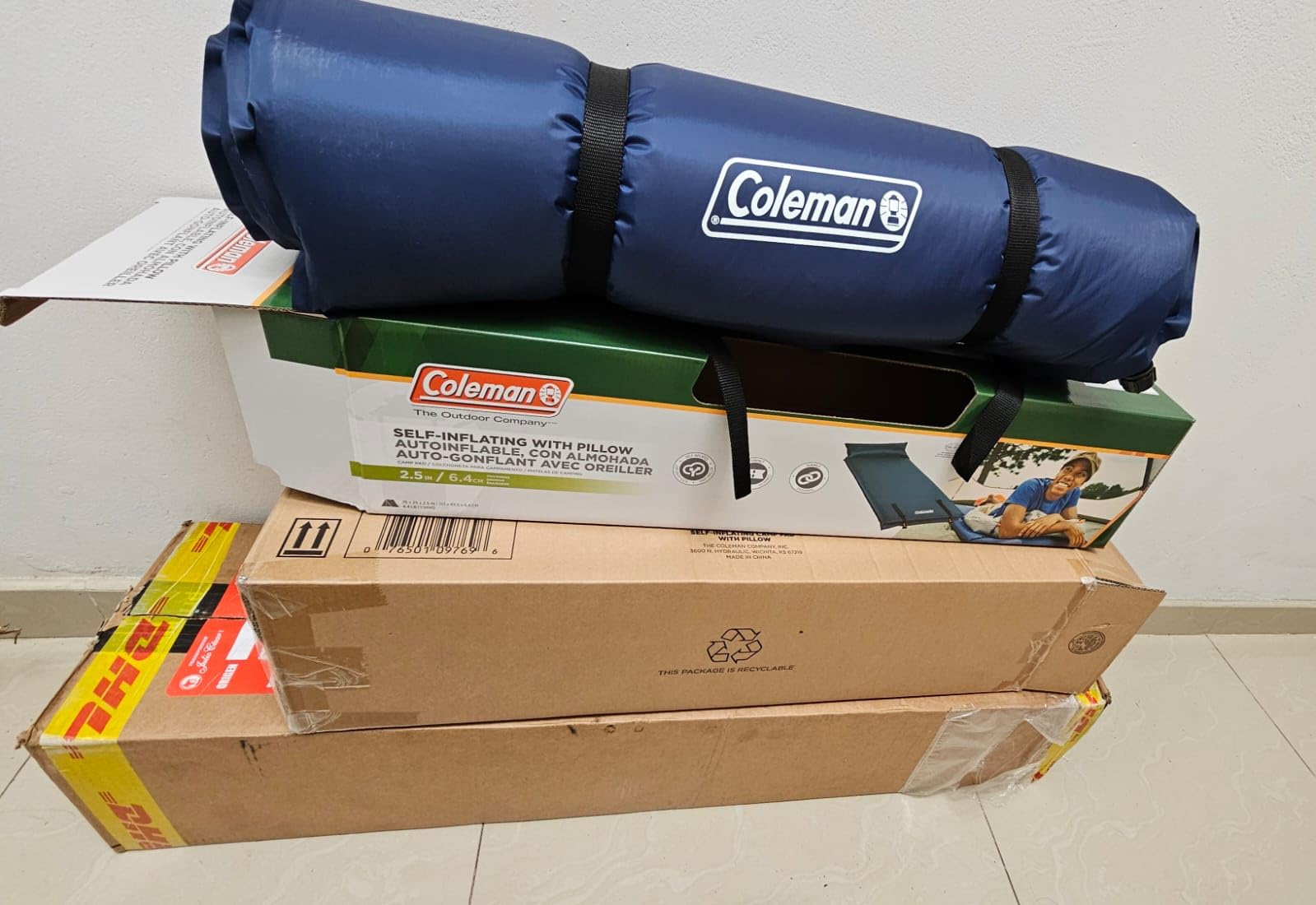 Coleman Self-Inflating Sleeping Pad with Pillow customer photo 2