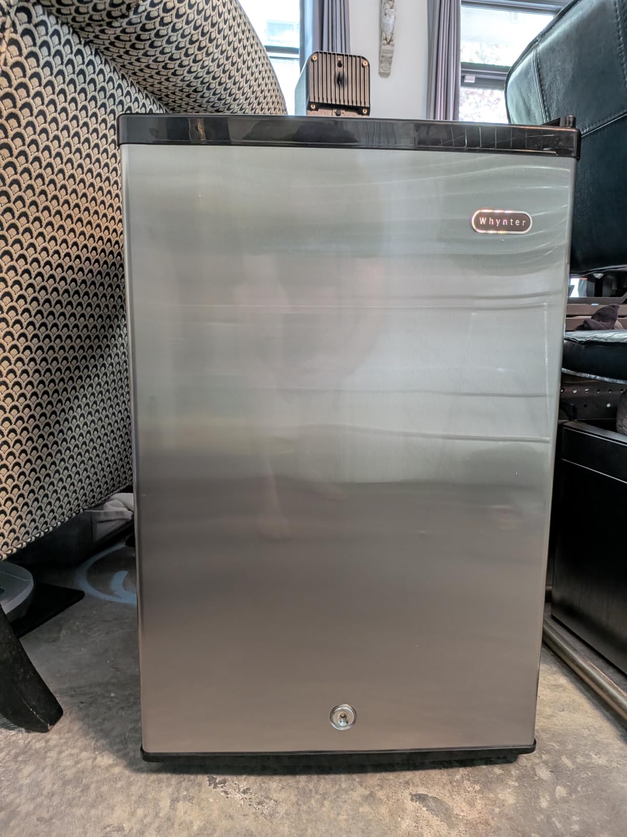 Whynter Upright Freezer 2.1 Cu Ft Lock, Mini Freezer, Stainless CUF-210SS customer photo 1